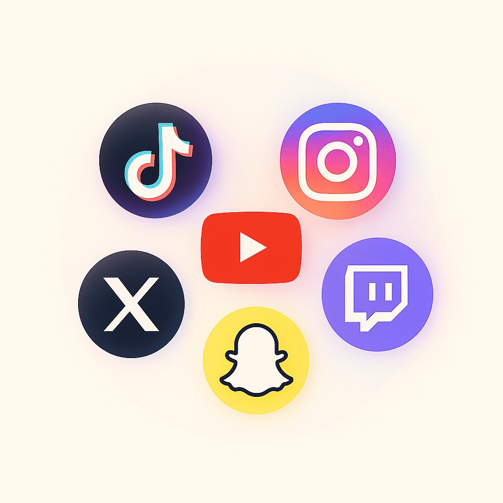 Montage réseaux sociaux